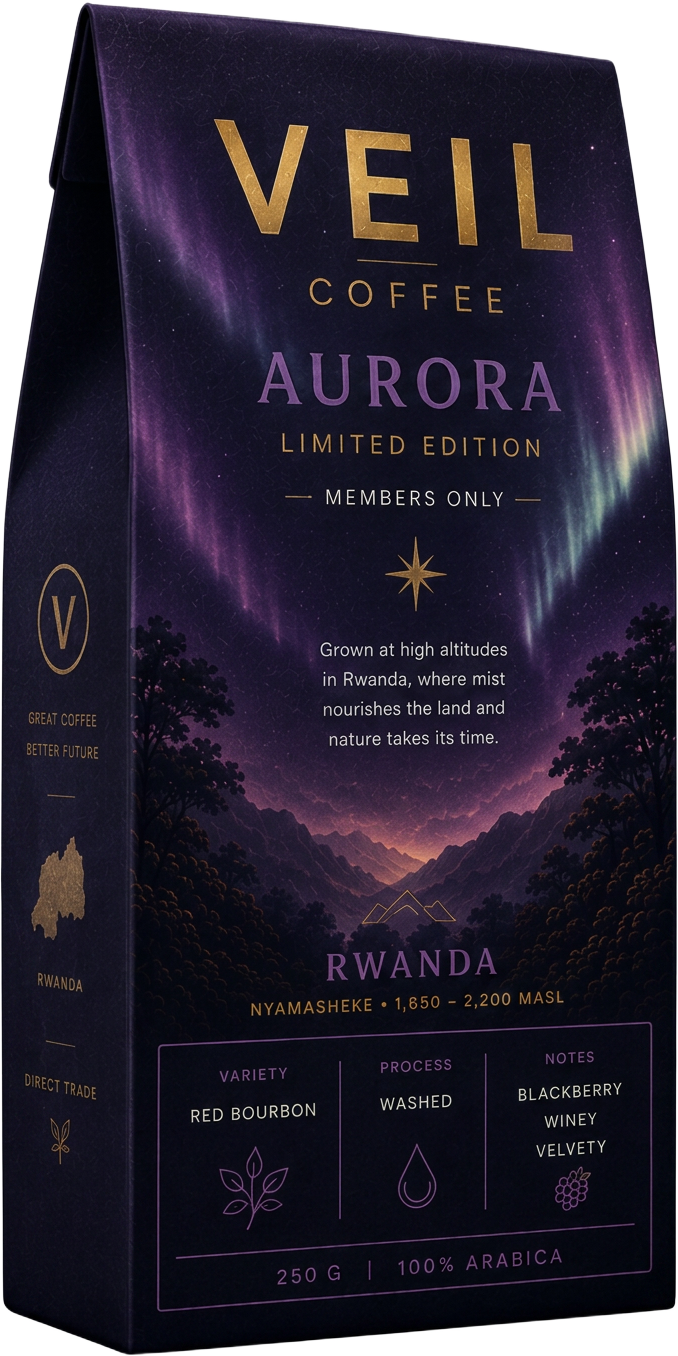 VEIL COFFEE Aurora 250 g, Microlot, Members Only